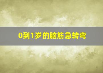 0到1岁的脑筋急转弯