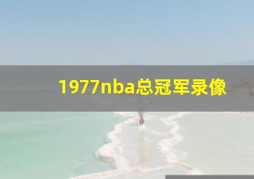 1977nba总冠军录像