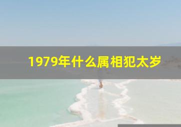 1979年什么属相犯太岁