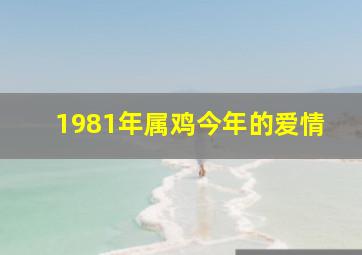 1981年属鸡今年的爱情