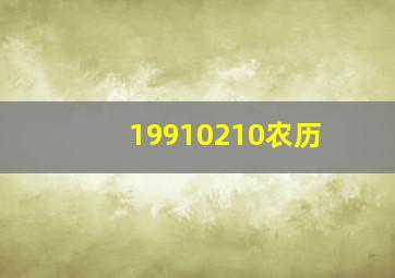 19910210农历