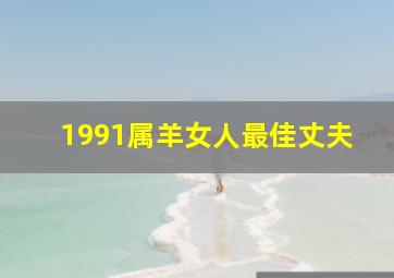 1991属羊女人最佳丈夫