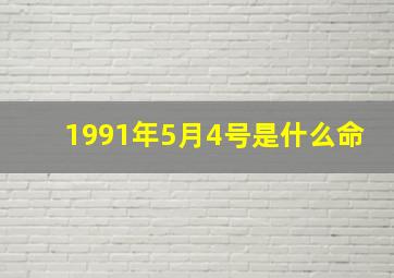 1991年5月4号是什么命