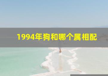 1994年狗和哪个属相配