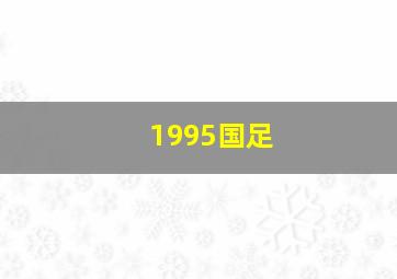 1995国足