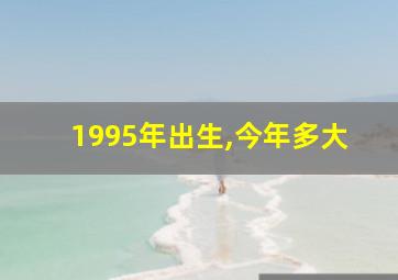 1995年出生,今年多大