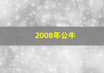 2008年公牛