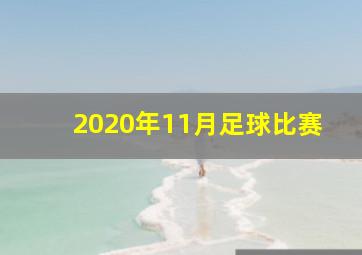 2020年11月足球比赛