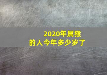 2020年属猴的人今年多少岁了