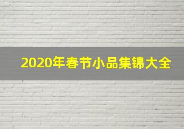 2020年春节小品集锦大全