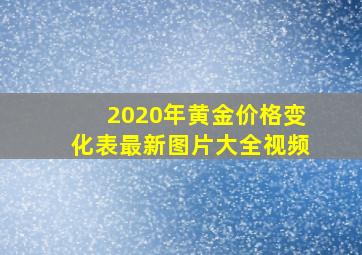 2020年黄金价格变化表最新图片大全视频