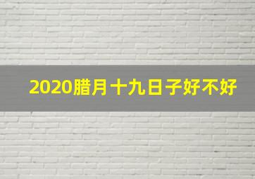 2020腊月十九日子好不好