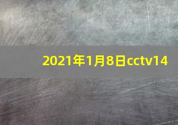 2021年1月8日cctv14