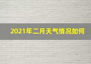 2021年二月天气情况如何