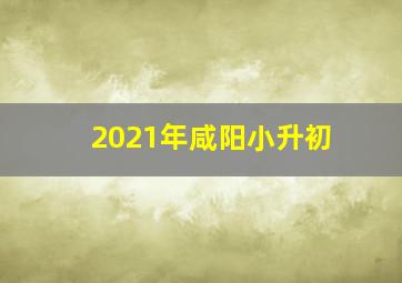 2021年咸阳小升初