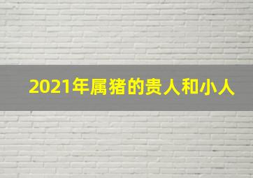 2021年属猪的贵人和小人