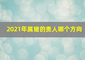 2021年属猪的贵人哪个方向