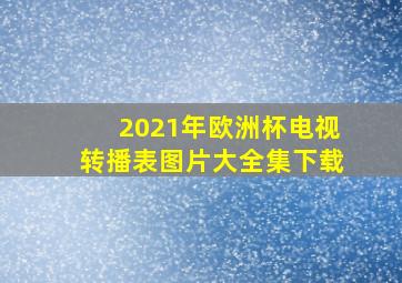 2021年欧洲杯电视转播表图片大全集下载