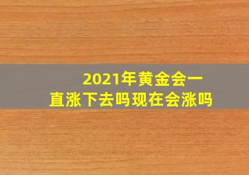 2021年黄金会一直涨下去吗现在会涨吗