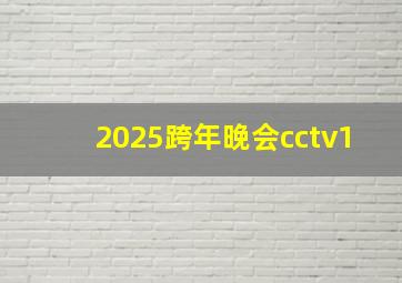 2025跨年晚会cctv1