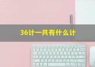 36计一共有什么计