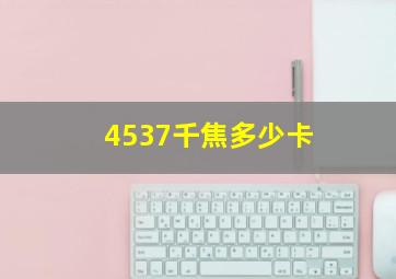 4537千焦多少卡