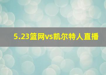 5.23篮网vs凯尔特人直播