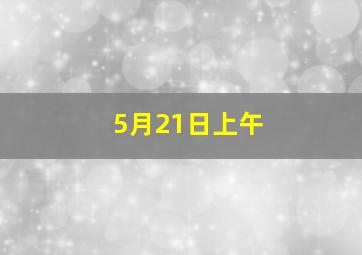 5月21日上午