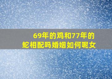 69年的鸡和77年的蛇相配吗婚姻如何呢女