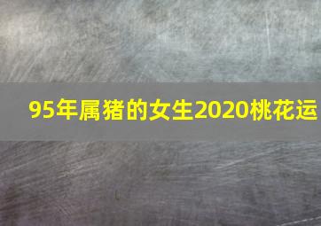 95年属猪的女生2020桃花运