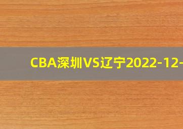 CBA深圳VS辽宁2022-12-09