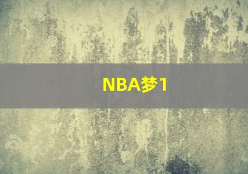 NBA梦1