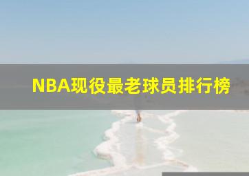 NBA现役最老球员排行榜