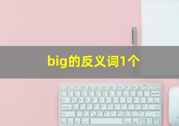 big的反义词1个