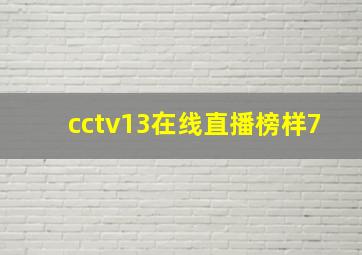 cctv13在线直播榜样7