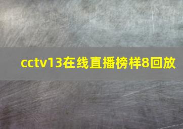 cctv13在线直播榜样8回放