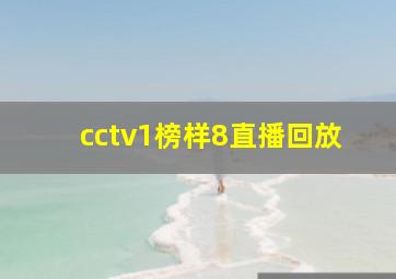 cctv1榜样8直播回放