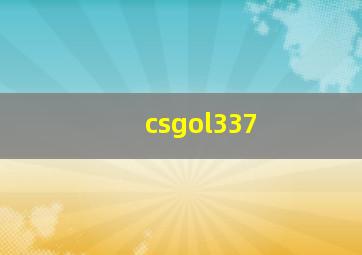 csgol337