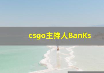 csgo主持人BanKs