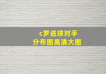 c罗进球对手分布图高清大图