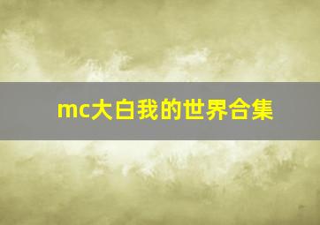 mc大白我的世界合集