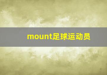 mount足球运动员