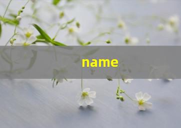 name