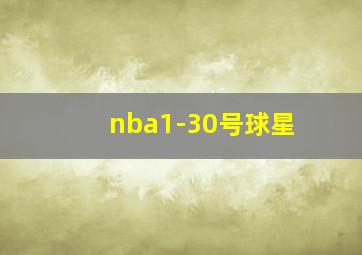 nba1-30号球星