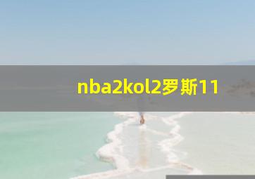 nba2kol2罗斯11