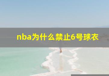 nba为什么禁止6号球衣