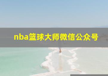 nba篮球大师微信公众号