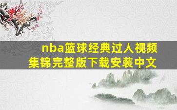 nba篮球经典过人视频集锦完整版下载安装中文