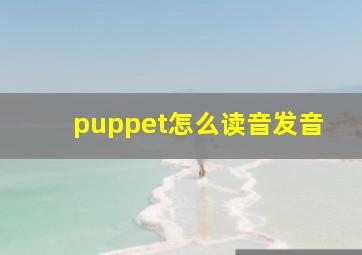 puppet怎么读音发音