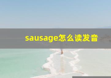 sausage怎么读发音